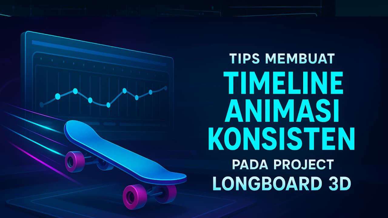 Tips Membuat Timeline Animasi Konsisten pada Project Longboard 3D